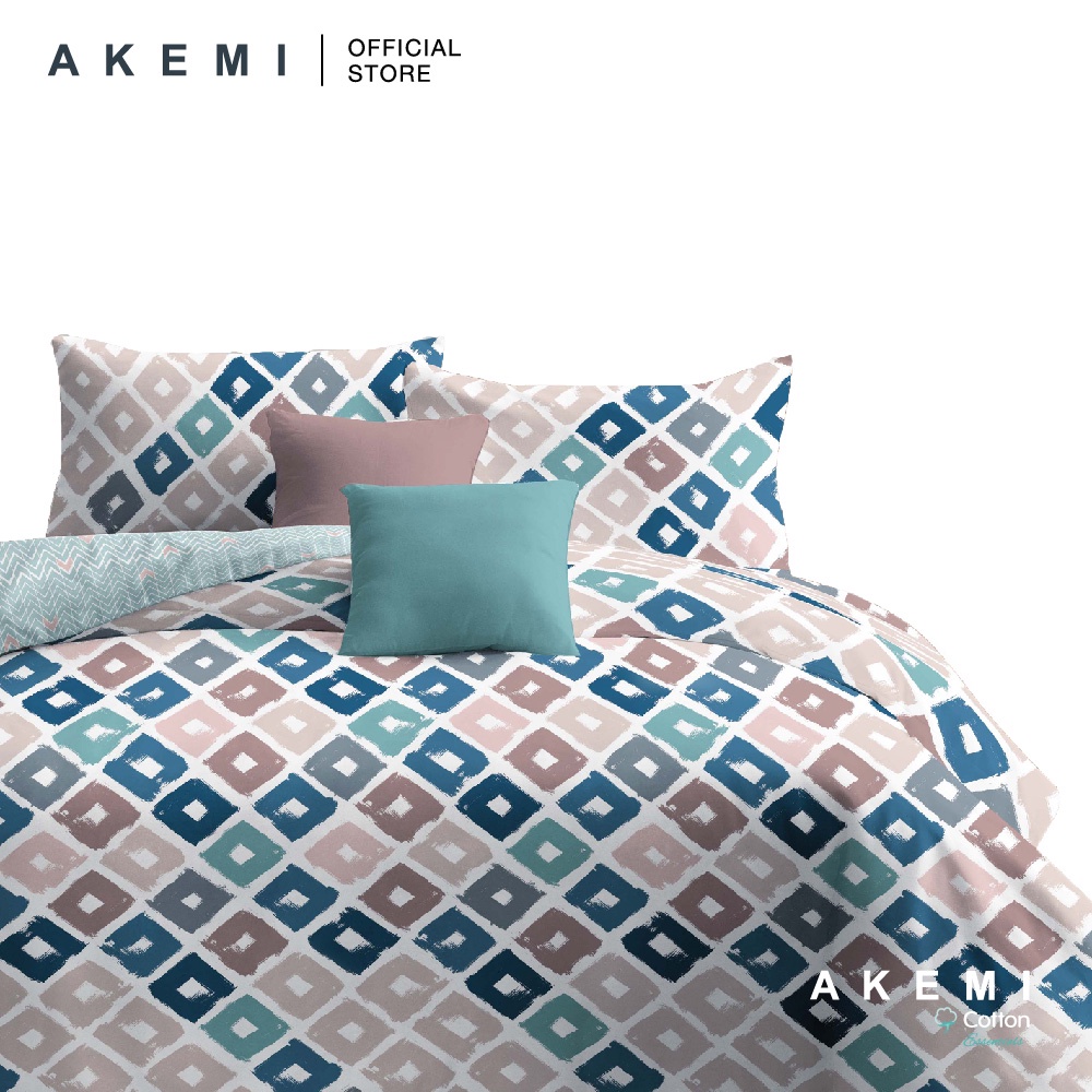 AKEMI Cotton Essential Embrace Charm Fitted Bedsheet Set 650TC (Super