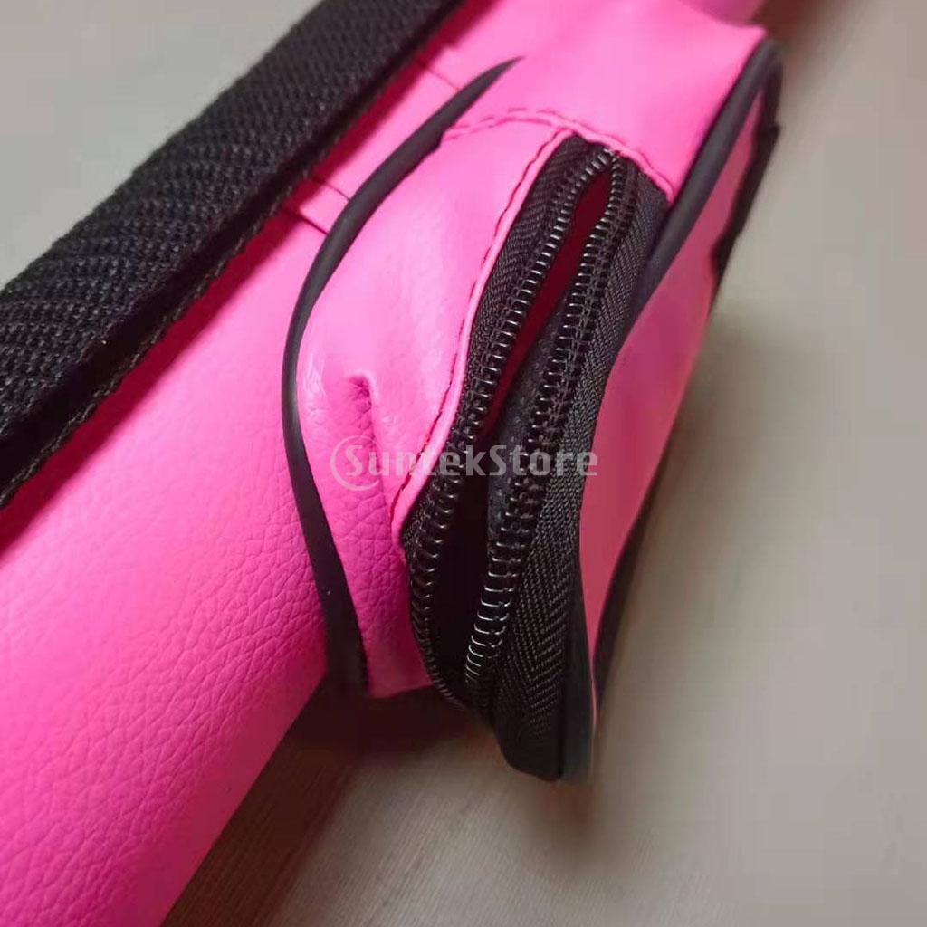 Chic Trendy Hard Pool Cue Bag 2/4 Holes Leather Storage Adjustable Protector Case Billiard Stick Pouch Sno Fashion Daily - Image 4