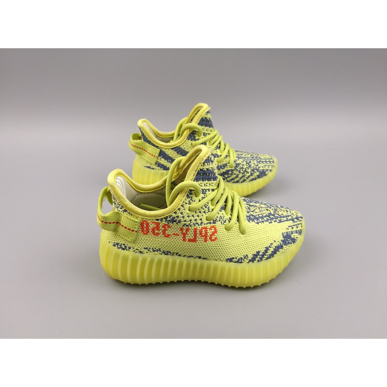 yeezys zebra yellow