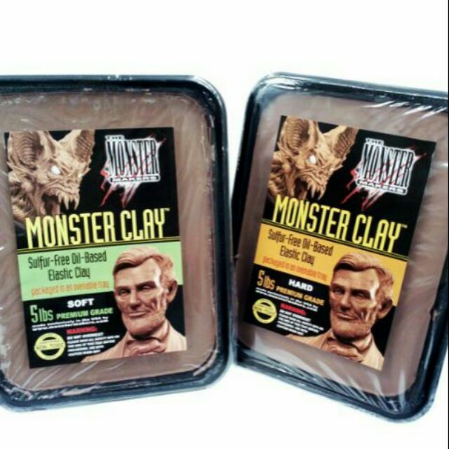 Monster Clay Sulphur Free Oil Based Elastic Clay 5lbs Shopee Malaysia