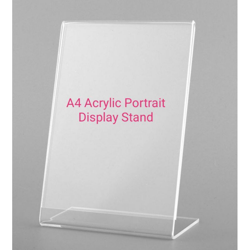 Acrylic Display Stand [Slot] (A5/A4) Shopee Malaysia