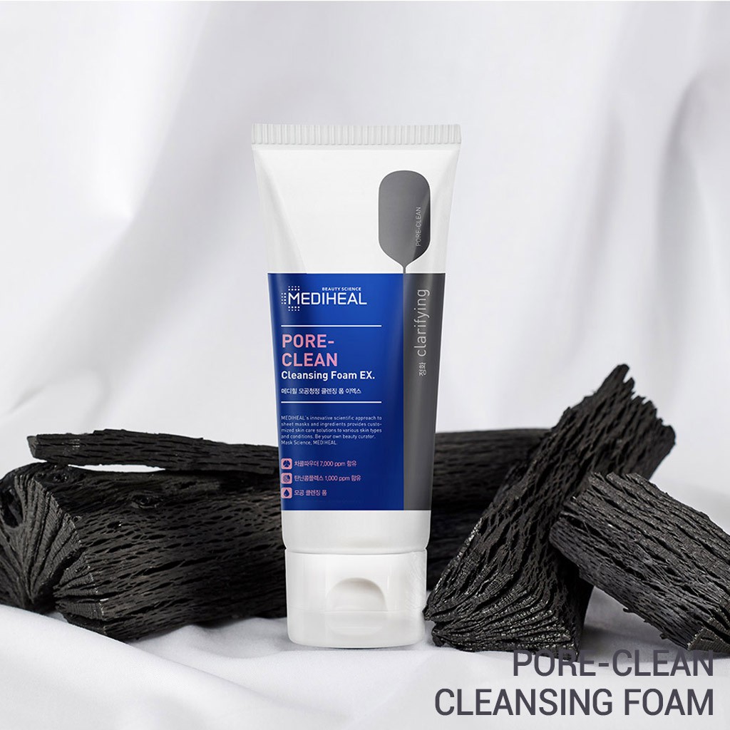 mediheal pore clean cleansing foam