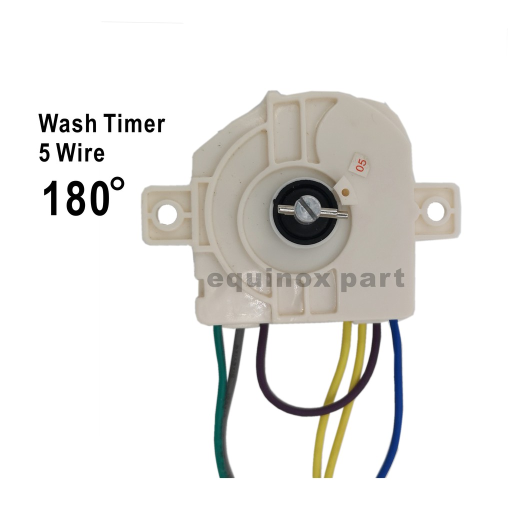 WM68 WM92 WM717 Khind Washing Machine 5 Wire Wash Timer (Semi Auto)