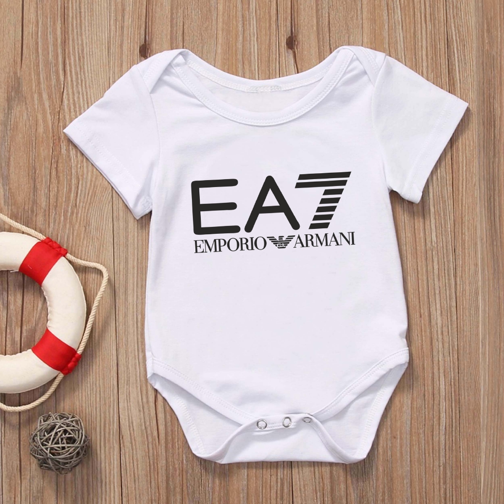 armani baby onesie
