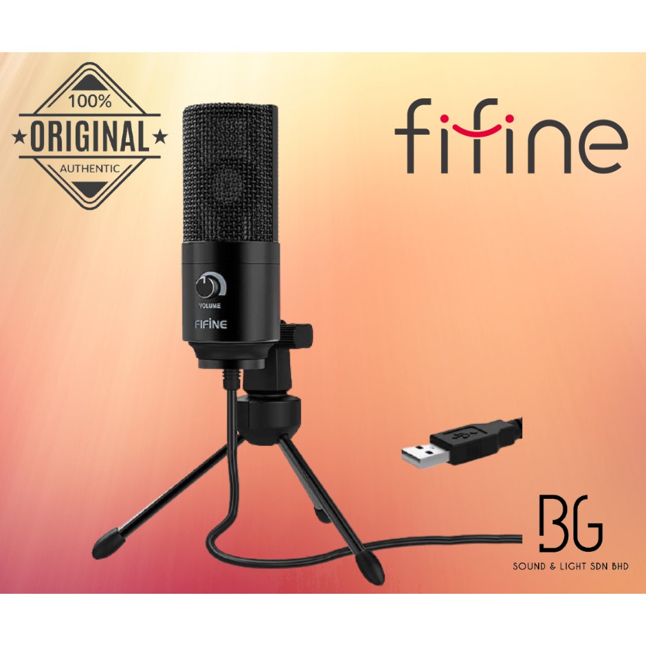 FIFINE K669B USB Microphone, Fifine Metal Condenser Recording