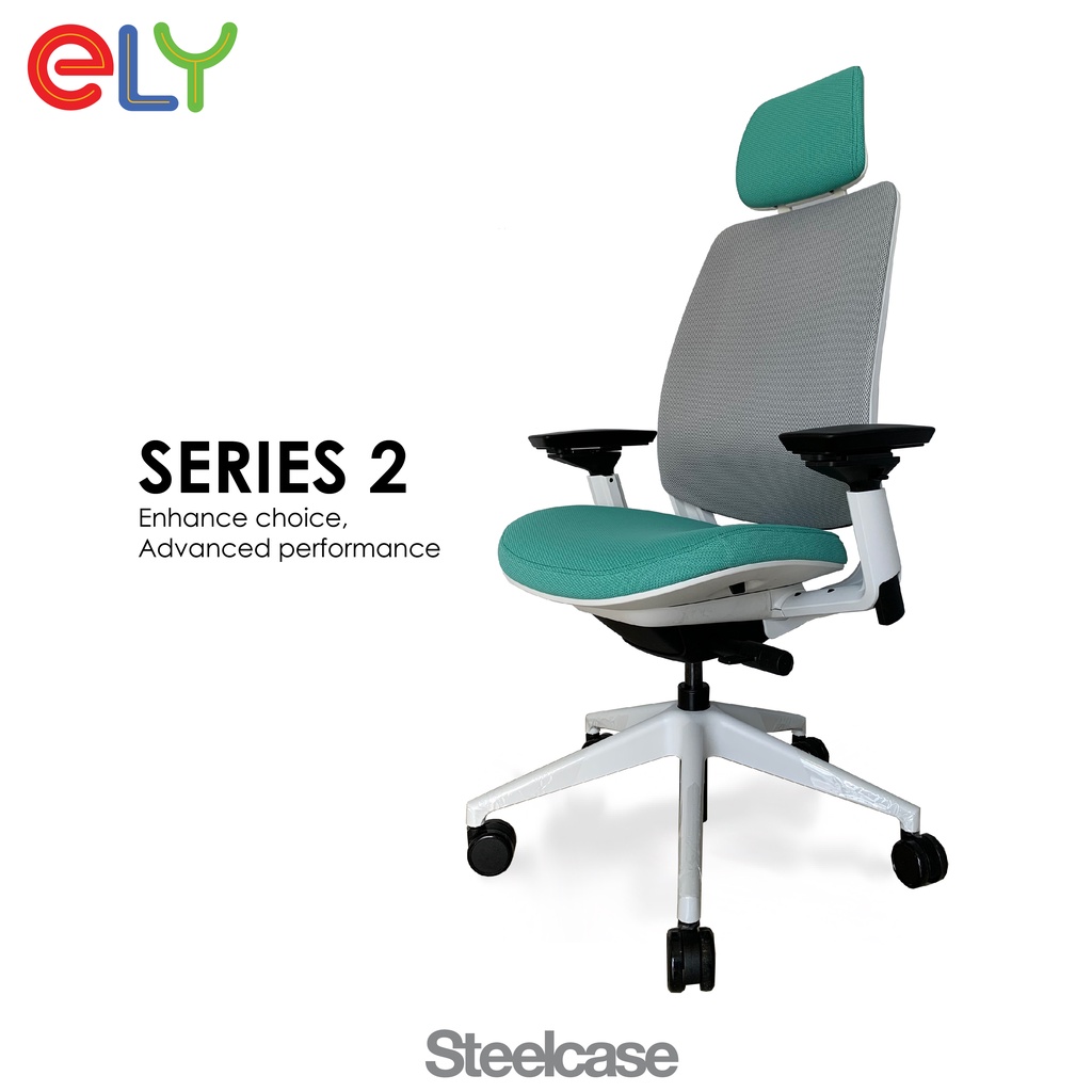 Ely Steelcase Series 2 High Back Office Chair Ergonomic Chair Ergonomic Office Chair Shopee Malaysia