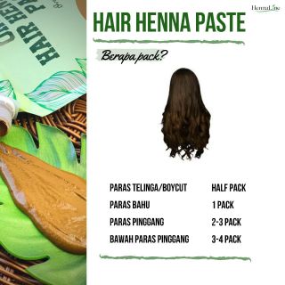 Inai rambut organik HENNALINE original Shopee Malaysia Inai rambut organik HENNALINE original Shopee Malaysia