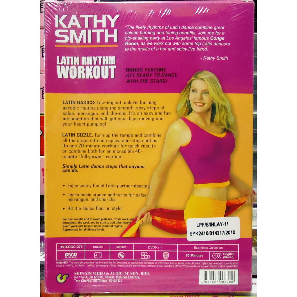 Kathy Smith Latin Rhythm Workout Dvd Shopee Malaysia