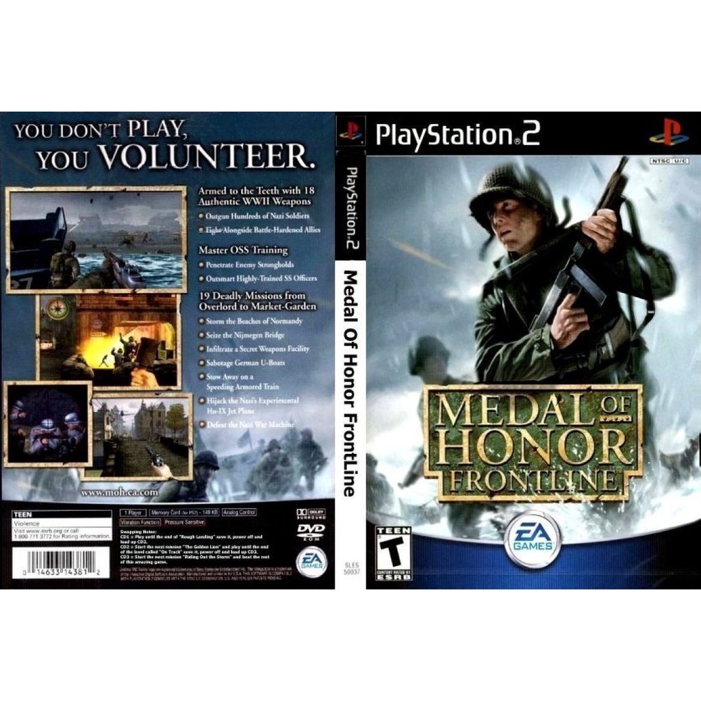 PS2 GAME COLLECTION Medal of Honor - Frontline_(USA)