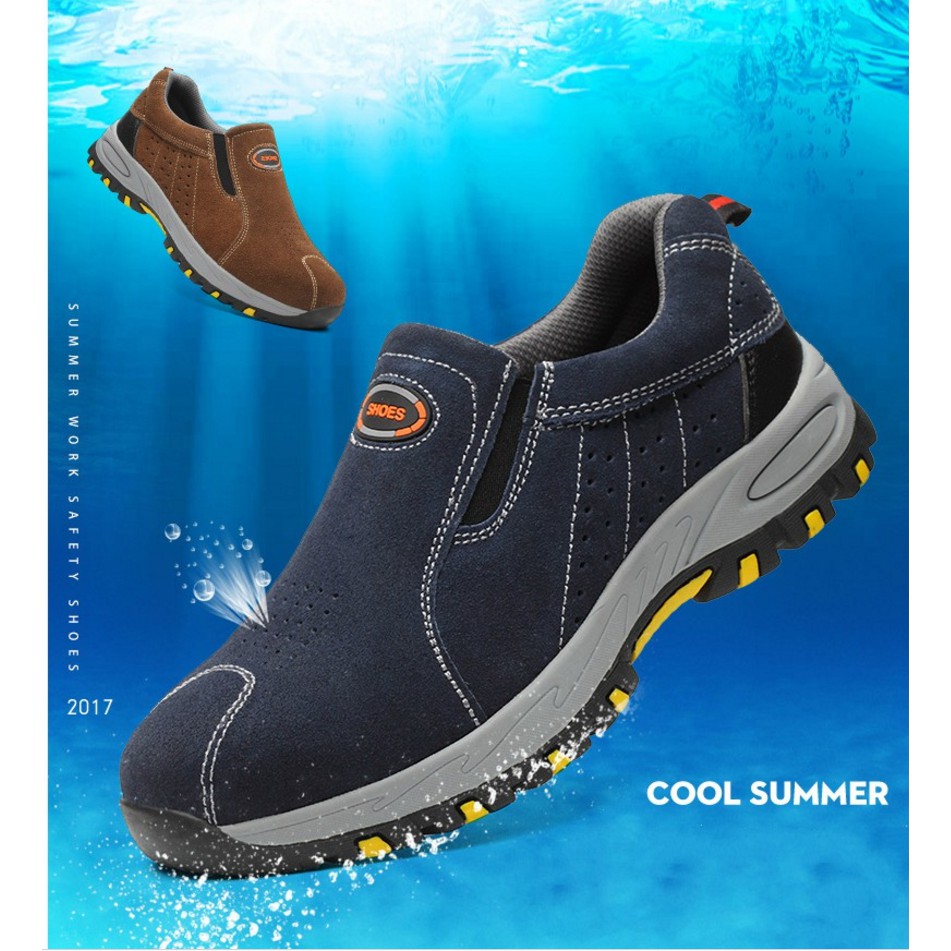 slip on steel toe cap shoes