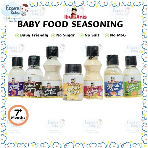 Ibu Anis Homemade Seasoning Protein Series Combo 3in1 Baby Food Seasoning Powder Baby Food serbuk perasa makanan bayi