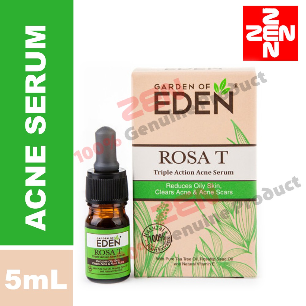 Garden Of Eden Rosa T Acne Serum 5ml Shopee Malaysia