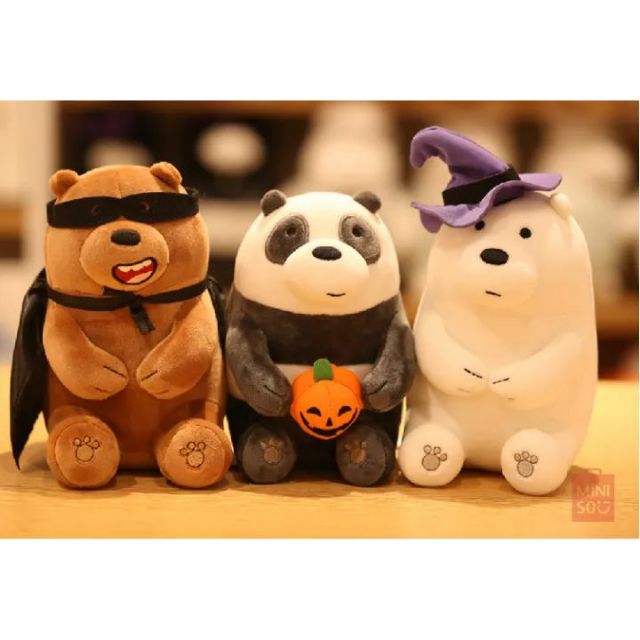 we bare bears plush miniso price