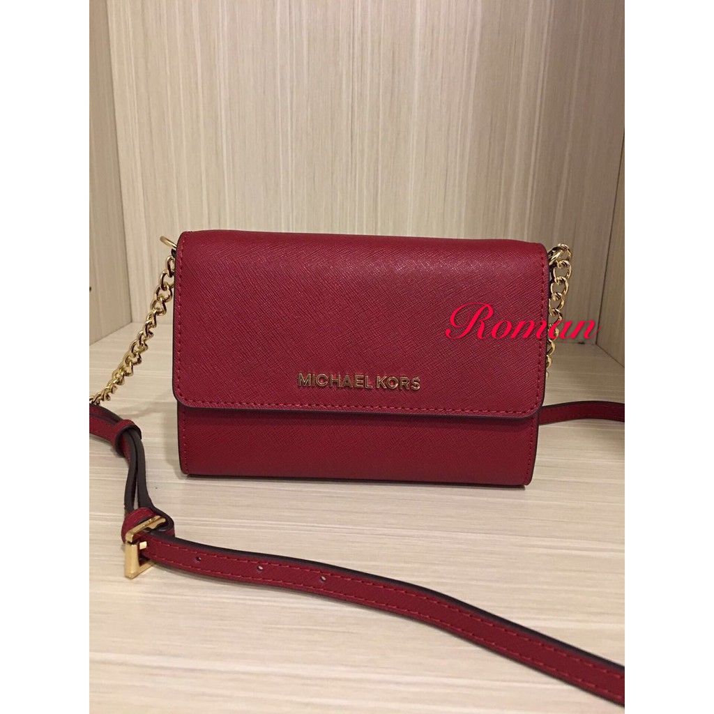 michael kors red backpack