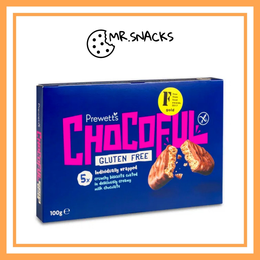 Prewetts Chocoful Bar Gluten Free 100g (5x20g) Shopee Malaysia