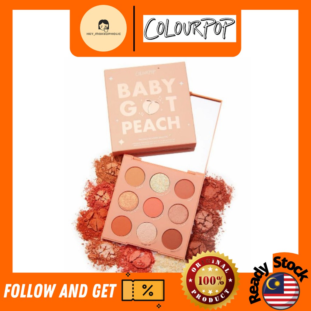 Buy Colourpop Eyeshadow Baby Got Peach 9 Shades Ready Stock Authentic Seetracker Malaysia