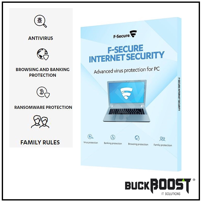 F-Secure Internet Security 1 Device 3 Years /Advanced Protection For PC / Anti-Virus