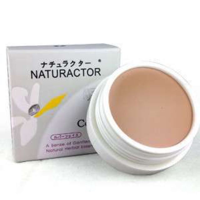 Naturactor Cover Face Cream Foundation Concealer 20g Shopee Malaysia