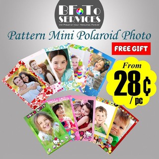 Pattern Mini Polaroid Photo Lomo Card Photo Print Service (Waterproof) | Cuci Gambar Polaroid