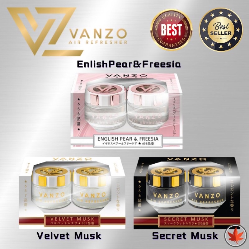 BUY 2 RM40*Ready stock* Vanzo Car Perfume Full Range Car Air Freshener Penyaman Udara Kereta - Big Chimp