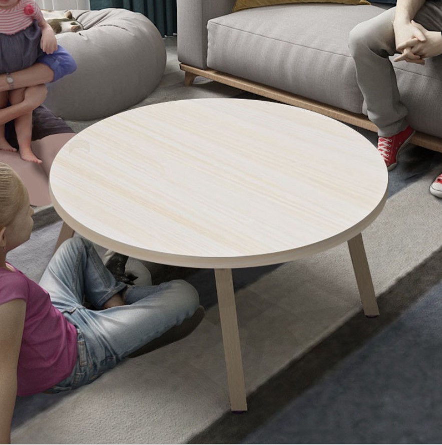 The Floyd Coffee Table  Modern Wood Table with Steel Legs