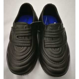 Kasut Getah Hitam Sarung Sekolah (Pattern Satu Lekat) Black Rubber School Shoes