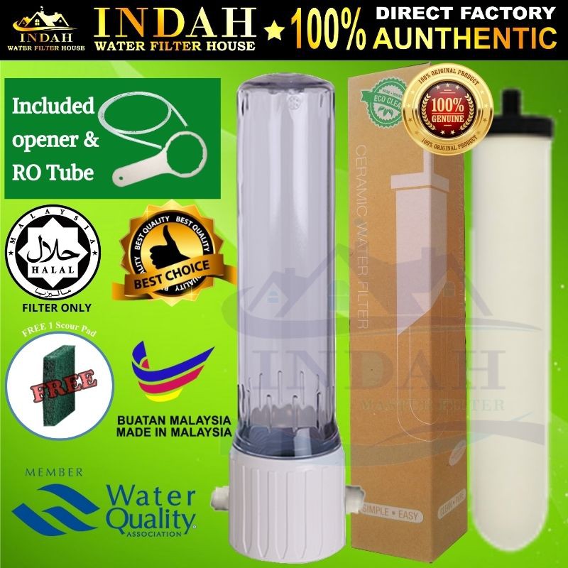 CTC3000 Transparent Water Filter Housing With Remington Standard JAKIM ...