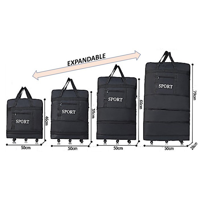 expandable trolley bag