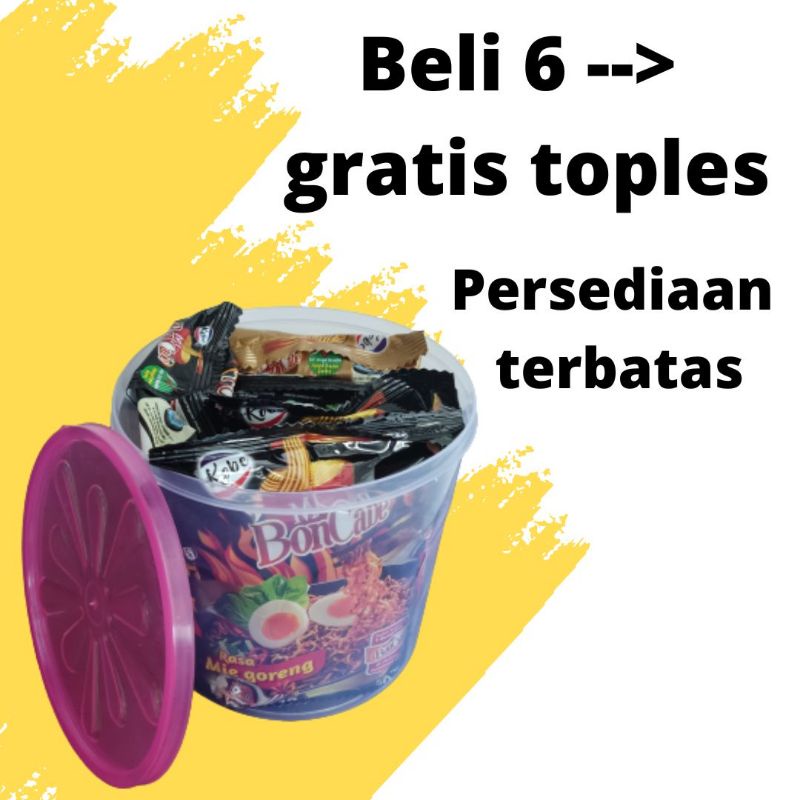 Ramen boncabe noodles level 30 65 grams and fried boncabe noodles 70 grams