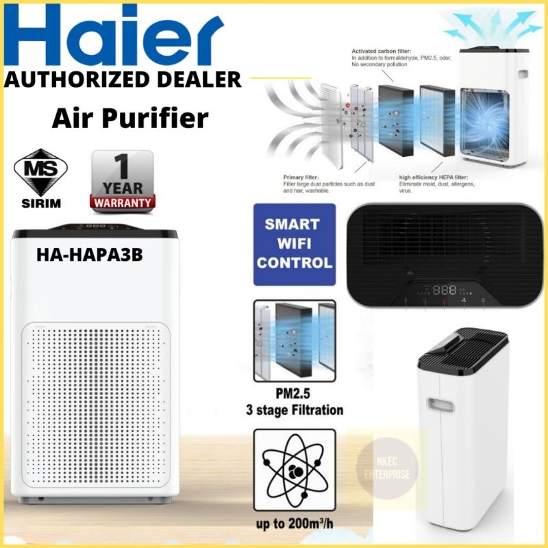 Haier Smart Air Purifier Haier Smart Air Purifier HAHAPA3B (WiFi