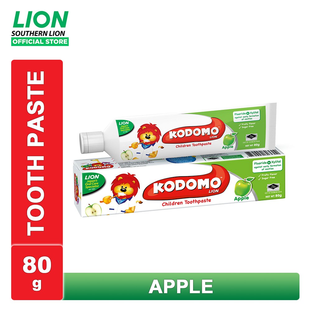 kodomo lion toothpaste