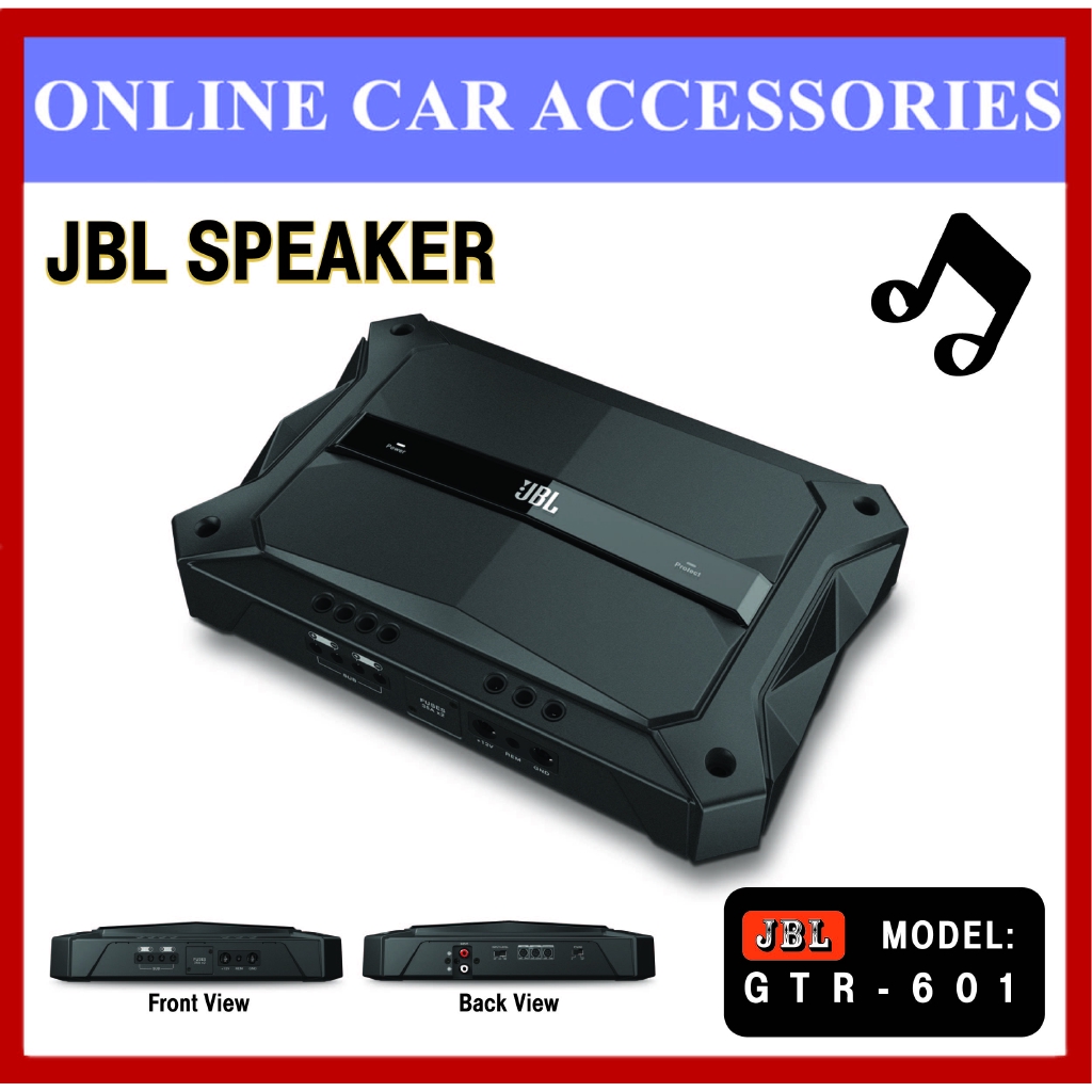 JBL GTR-601 GTR Series 1500Watts Class-D Monoblock Car Audio Amplifier