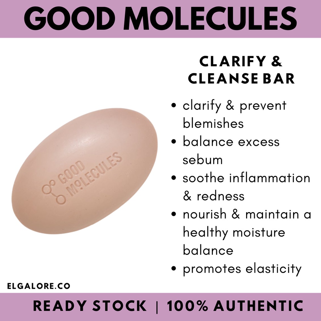 (READY STOCK) Good Molecules Clarify & Cleanse Bar Shopee Malaysia