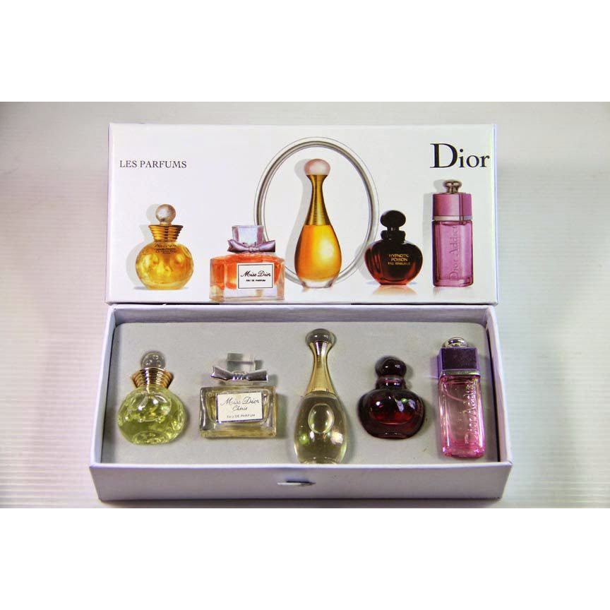 Christian Dior Les Parfums Miniature Set 5 in 1 [Each 15ml] | Shopee ...
