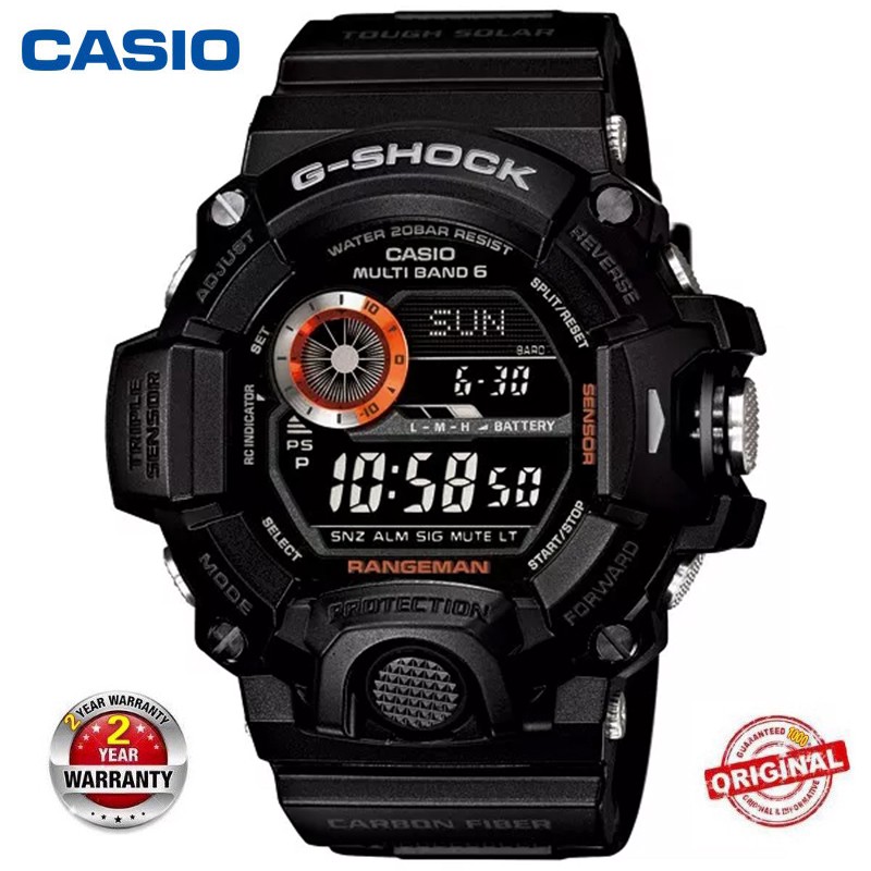 g shock watches for men black