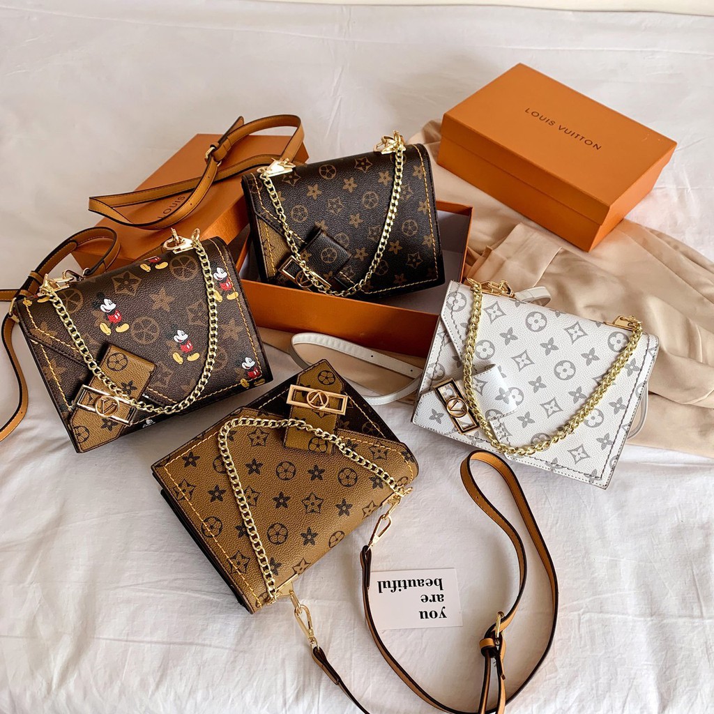 Fashion bag *Crazy Promotion*European and American Fashion LV New Women&#39;s Bag Printing Handbag ...