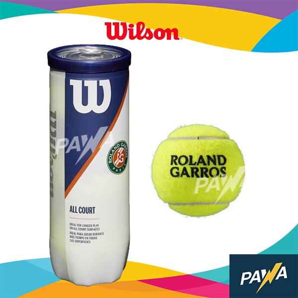 Wilson Roland Garros All Court Tennis Ball (Suitable for All Court