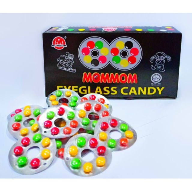 Mommom Eyeglass Chocolate Candy [40 Pcs] HALAL (LOCAL READY STOCKS