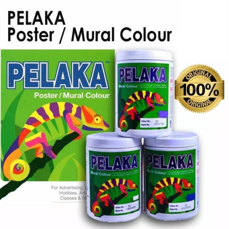 Mural paint mural colour pelaka poster colour 1kg | Shopee Malaysia