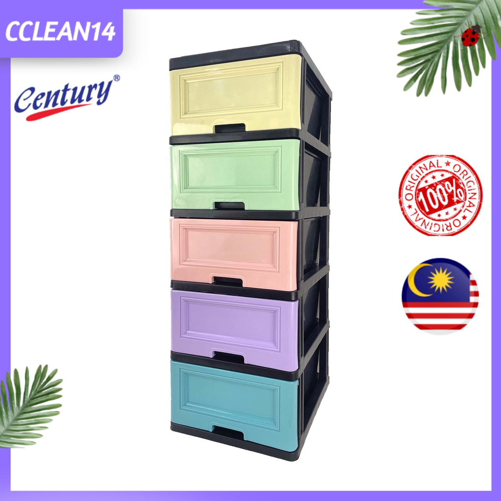 Century Drawer 5 Tier clothes rack ECB5650 almari pakaian kanak kanak lemari pakaian almari baju rak baju wardrobe 衣服收纳