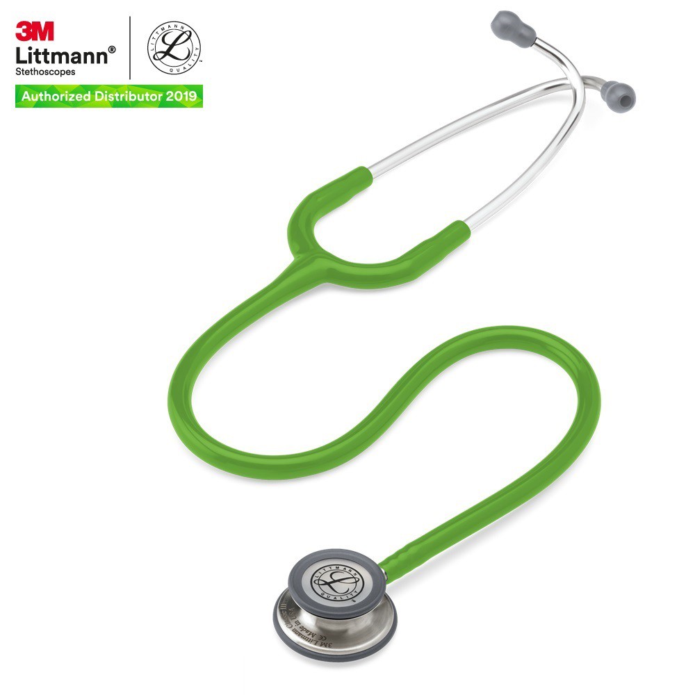3M Littmann Classic III Stethoscope Lime Green Tube (27.2") 5829