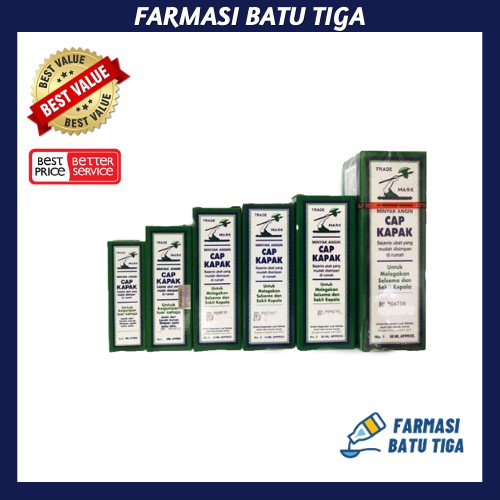 MINYAK ANGIN CAP KAPAK 56ML/ 28ML/ 14ML/ 10ML/ 5ML/ 3ML