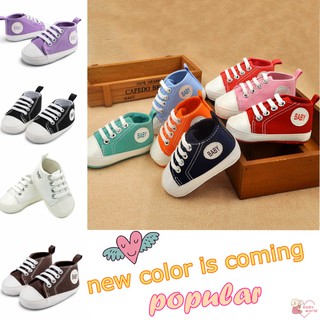 Baby Kids Canvas Sneakers Toddler Boy Girl Soft Sole Anti slip shoes