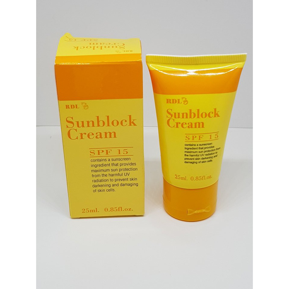 sunblock cream