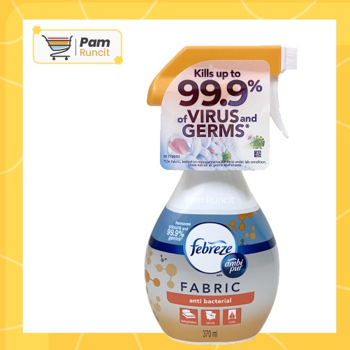 Febreze Fabric Refresher with Ambi Pur Spray Anti Bacterial 370ml