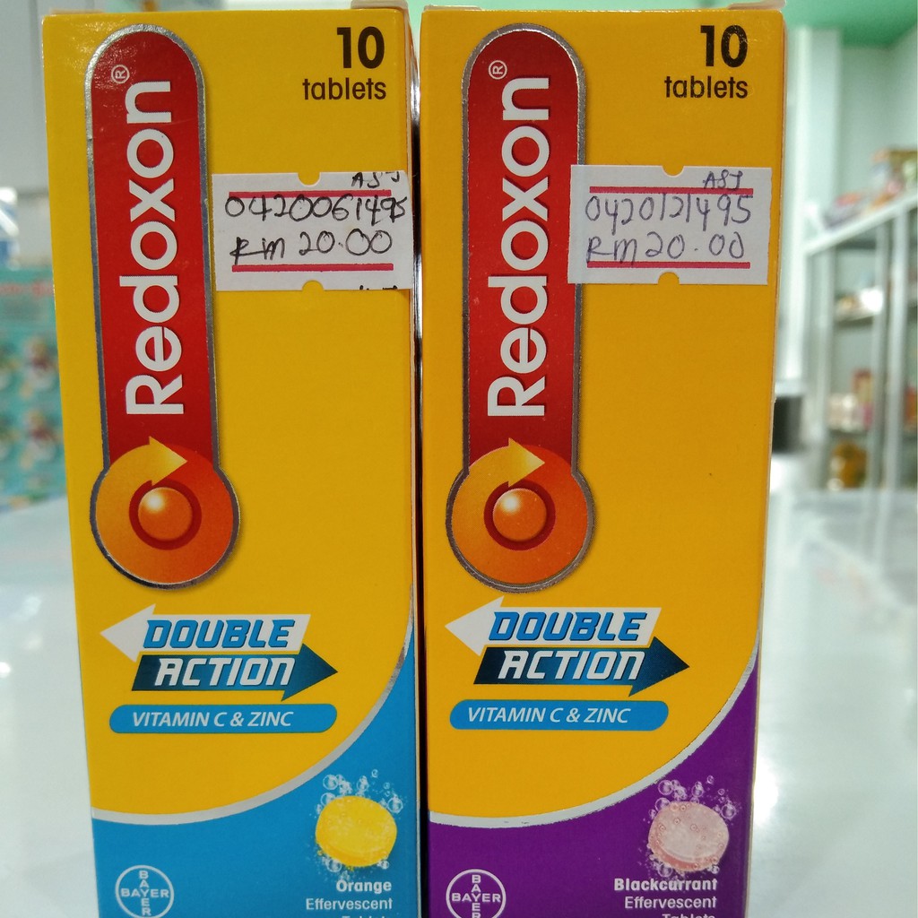 Redoxon Double Action Vitamin C Zinc 10 S Shopee Malaysia