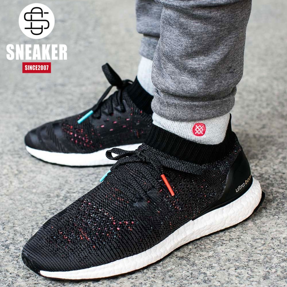 Authentic Adidas Ultra Boost Uncaged Black Rainbow Lovers Bb4486 Running  Shoes | Shopee Malaysia