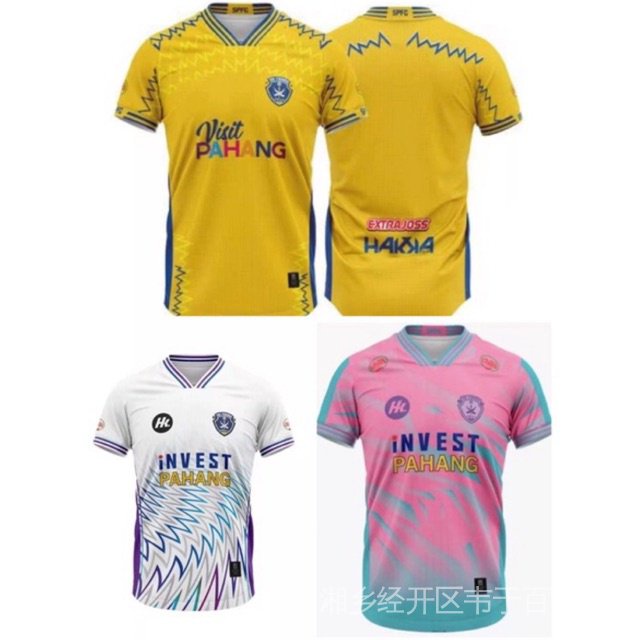 Watching Super League 2022 Boots/5XL Sri Pahang FC Home/Away Kit 2022 Jersey.