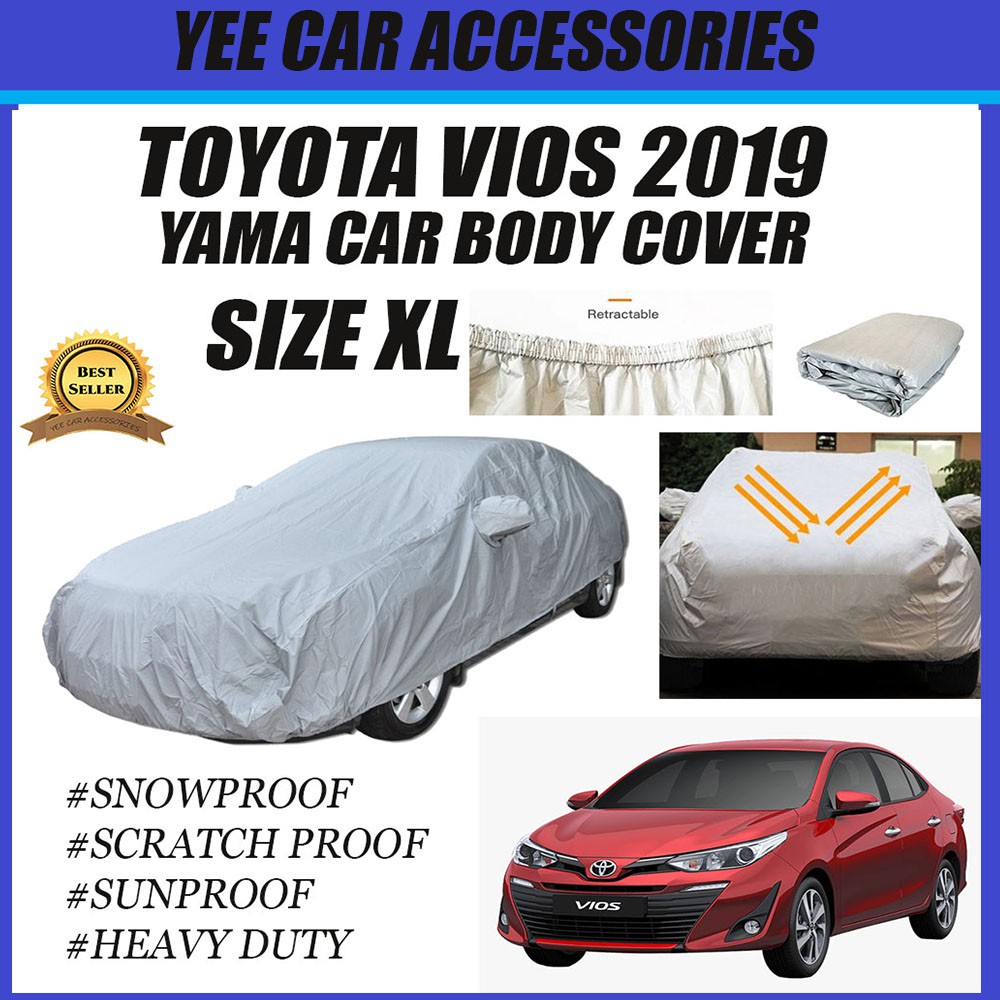 Toyota Vios 2019 High Quality Yama Car Cover sunproof XL Size 508 x