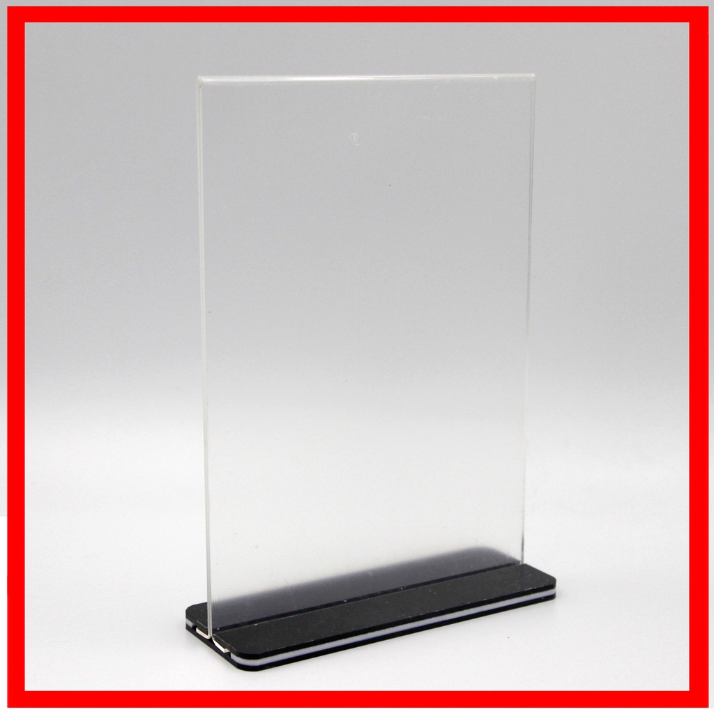 Display Stand - A5 Acrylic T Stand | Shopee Malaysia
